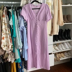 Lilac midi dress